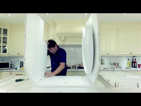 How to construct a Lazy Susan cabinet